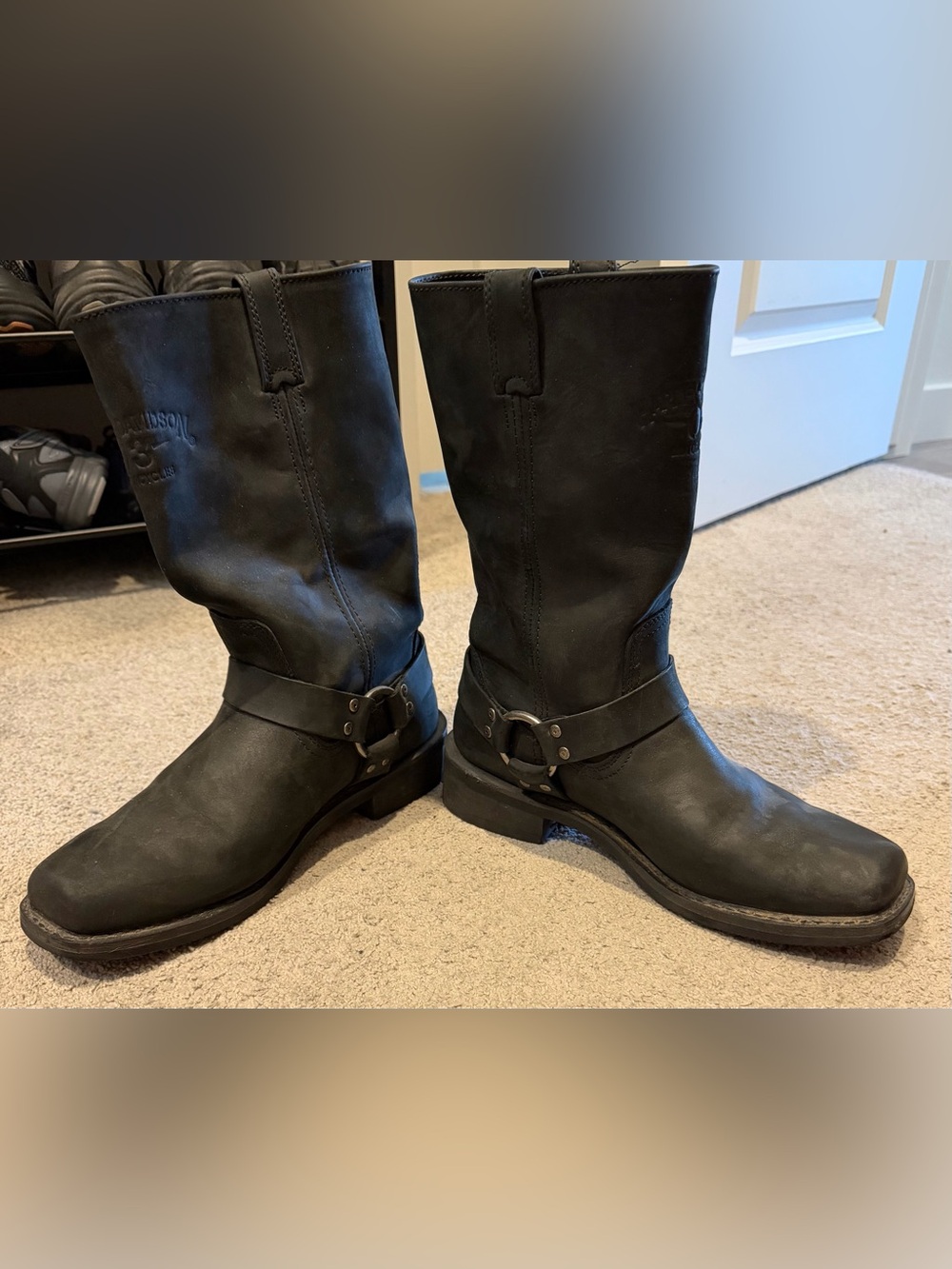 HARLEY DAVIDSON MEN'S BOWDEN MOTO BOOTS - SQUARE TOE size 11 - Picture 4 of 10